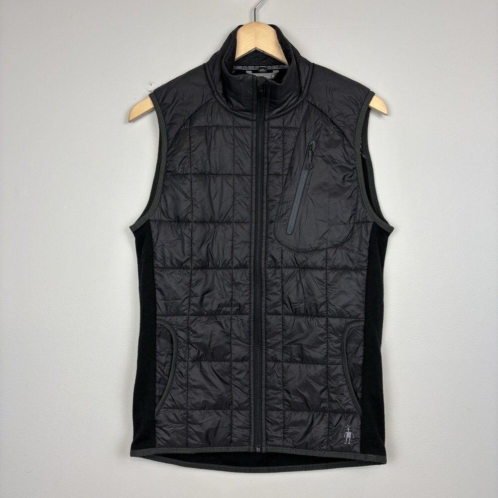 SmartWool Vest‎ Womens Small Black Smartloft Phd Quilted Outdoors Hiking Camping